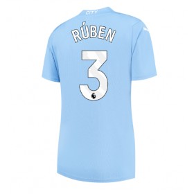 Manchester City Ruben Dias #3 Hemmakläder Dam 2023-24 Kortärmad